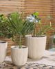 Blumenkübel CHIOS Kunststoff 44 cm Beige Bild 3