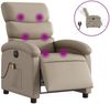 vidaXL Massagesessel Elektrisch Cappuccino-Braun Kunstleder 3204039 Bild 2
