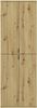 INOSIGN Mehrzweckschrank Trondheim, Höhe 193 cm, 4 Türen, 9 Fächer, 7 Einlegeböden inkl. ausziehbarer Kleiderstange, Garderobenschrank, Kleiderschrank Bild 4