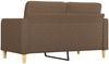 vidaXL 2-Sitzer-Sofa Braun 140 cm Stoff 359094 Bild 5