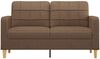 vidaXL 2-Sitzer-Sofa Braun 140 cm Stoff 359094 Bild 3