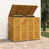 vidaXL Mülltonnenbox für 2 Tonnen 140x89x117 cm Massivholz Akazie 3155239 Bild 4