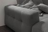 KAWOLA Sofa MIKA Ecksofa Cord grau Longchair links 86 x 167 x 276 cm Bild 2