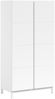 Kleiderschrank Eva 98.5 x 196.2 x 57.8 cm Kiefer MDF Weiß Bild 2