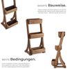 tectake Blumentopf Vertikalbeet Flora, lackiertes Holz, inkl. Pflanzvlies, wetterfest und standsicher Bild 3