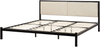Bett mit Lattenrost CLAMART 180 x 200 cm Metall Helles Beige Bild 4