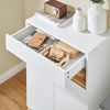 SoBuy FSB97-WN Schuhschrank, MDF, Lackiert, Weiß, 60 x 85 x 34 cm Bild 4
