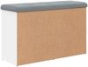 vidaXL Schuhbank Weiß 82 x 32 x 50 cm Holzwerkstoff 835103 Bild 5