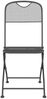 vidaXL Klappbare Gartenstühle 2 Stk. Streckgitter Anthrazit 317338 Bild 4