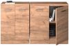 Küchenschrank für Dachschrägen R-Line Goldkraft Eiche 140 cm 2er Set Schrankkorpuss 60 cm Tiefe Vicco Bild 5