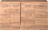 Küchenschrank für Dachschrägen R-Line Goldkraft Eiche 140 cm 2er Set Schrankkorpuss 60 cm Tiefe Vicco Bild 3