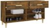 vidaXL Schuhschrank Räuchereiche 102x35x55 cm Holzwerkstoff 817567 Bild 5
