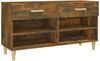 vidaXL Schuhschrank Räuchereiche 102x35x55 cm Holzwerkstoff 817567 Bild 2