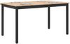 vidaXL Esstisch Natur 150 x 90 x 75 cm Massives Kiefernholz 892791 Bild 3