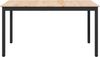 vidaXL Esstisch Natur 150 x 90 x 75 cm Massives Kiefernholz 892791 Bild 5