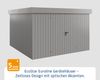 Hörmann Ecostar Metall-Gerätehaus "Euroline Trend" mit Flachdach EFD 14, graualuminium, 310 x 310 cm,2-flüglige Tür Bild 2