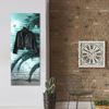Queence Garderobe - "Best Place" Druck auf hochwertigem Arcylglas inkl. Edelstahlhaken und Aufhängung, Format: 50x120cm Bild 2