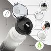 Binudum Trinkflasche Motivations Wasserflasche Zeitmarkierung Sport BPA-freie Bild 2