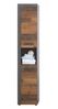Badmöbel Hochschrank Cancun / Indy in Old Used Wood und Matera grau Bild 4