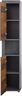 Badmöbel Hochschrank Cancun / Indy in Old Used Wood und Matera grau Bild 3