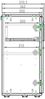 AX LIVING Kommode mit Schublade Turell 3T1SZ – 120 cm breit, Weiß Bild 5