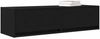 vidaXL TV-Schränk Wandmontiert Schwarz Eichen-Optik 100 x 31 x 25,5 cm 861527 Bild 3