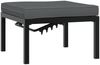 vidaXL 4-tlg. Garten-Sofagarnitur mit Kissen Schwarz Aluminium 3283692 Bild 4