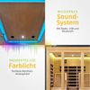 Artsauna 'Billund' Infrarotkabine mit Dual-Heizsystem, Hemlockholz Natur, 170 x 190 x 190 cm Bild 4