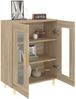 Sideboard, Kommode Sonoma-Eiche 69,5x34x90 cm Holzwerkstoff Bild 4