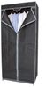 Spetebo Stoffschrank Stoff Kleiderschrank dunkelgrau - 160x70 cm Bild 2