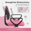 Klihome Schreibtischstuhl (1 St), Kinderdrehstuhl ergonomisch, höhenverstellbar, aus Netzstoff Bild 2