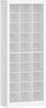 Schuhschrank, Freistehender Schuhkommode mit 30 Fächern, Klassifizierte Aufbewahrung mit Mehreren Gittern, Schuhkipper für Eingangsbereich, Wohnzimmer, 73 x 31 x 178 cm, Weiß Bild 2