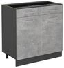 Küchenunterschrank R-Line Beton 80 cm ohne Arbeitsplatte Vicco Bild 4