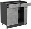 Küchenunterschrank R-Line Beton 80 cm ohne Arbeitsplatte Vicco Bild 3
