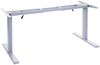 Gestell HWC-D40, variables Tischgestell für Eck-Schreibtisch, elektrisch höhenverstellbar Memory 45kg ~ grau Bild 2