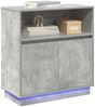 vidaXL LED-Sideboard Betongrau 71 x 34,5 x 75 cm Holzwerkstoff 869653 Bild 3