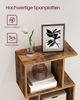 VASAGLE Bücherregal, Regal mit 6 Ebenen, 24 x 40 x 191 cm, Standregal, Büroregal, freistehend, Dekoregal, zur Präsentation, modern, für Wohnzimmer, Schlafzimmer, Büro Bild 5