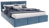 FDM Polsterbett Bettrahmen Bettgestell - MADE IN EU - mit hochwertigem Velours Bezug (verfügbar 90x200 120x200 140x200 160x200 180x200cm, Bettrahmen, Bett, Optional mit Matratze bestellbar, mit großen gepolsterten Kopfteil, mit Bettkasten zum aufklappe... Bild 4
