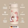 BEARFOOT Trinkflasche Thermo Kinder Trinkflasche Edelstahl - Dinos braun, Thermosflasche, auslaufsicher, Edelstahl, Kinderflasche, BPA-frei Bild 3