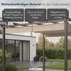 STEELSØN 'Xyriela' Pergola mit Schiebedach, 3x3m, anthrazit/macchiato, Gartenpavillon, wetterfeste Terrassenüberdachung Bild 5