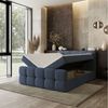 Masseno Boxbett BRUME 160x200 cm mit Bonell Matratze und Topper, Doppelbett, Polsterbett mit Kopfteil, Boxspringbett Bild 4