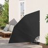 vidaXL Balkon Sichtschutz 140 x 140 cm Polyester Anthrazit 42000923 Bild 3