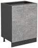 Küchenunterschrank R-Line Beton 60 cm ohne Arbeitsplatte Vicco Bild 4