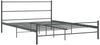 Bettgestell Grau Metall 140×200 cm [286494] Bild 2