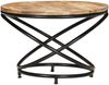 vidaXL Couchtisch Schwarz 60x60x40 cm Raues Mango-Massivholz 321935 Bild 2
