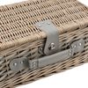 Picknickkorb mit Besteck-Set für 2 Personen Blau/Weiß casa. pro Bild 2