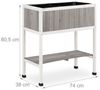 Relaxdays Hochbeet aus Holz Bild 5