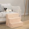vidaXL Haustiertreppe 40x37,5x35 cm Massivholz Kiefer 822461 Bild 3