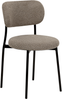 Esszimmerstuhl 2er Set CASEY Bouclé Taupe Bild 5