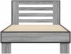 vidaXL Bettgestell mit Kopfteil Grau Sonoma 80 x 200 cm Holzwerkstoff 8009104 Bild 4